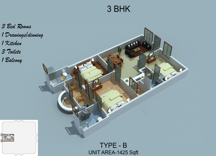 Proposed group housing at, Gokhle Marg